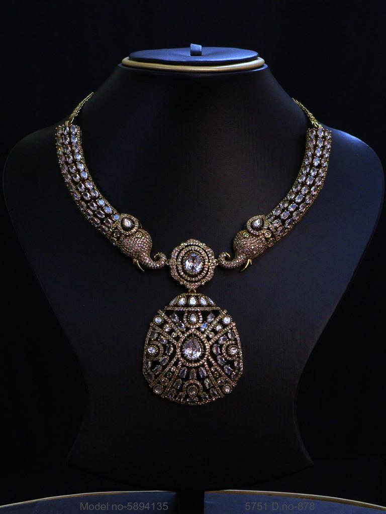 Original Zircon Necklace Set - View B