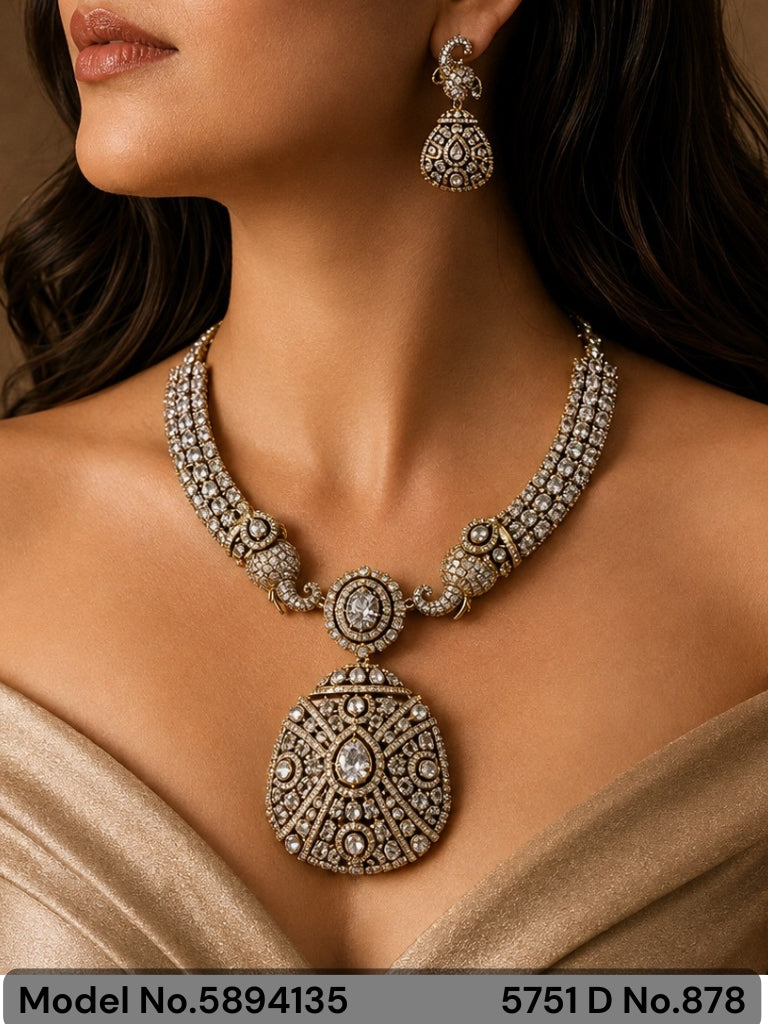 Original Zircon Necklace Set - Amaara World