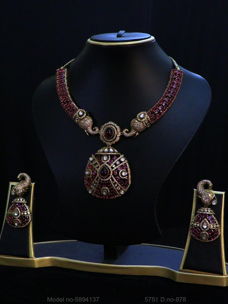 Original Zircon Necklace Set - Style 3 - Amaara World