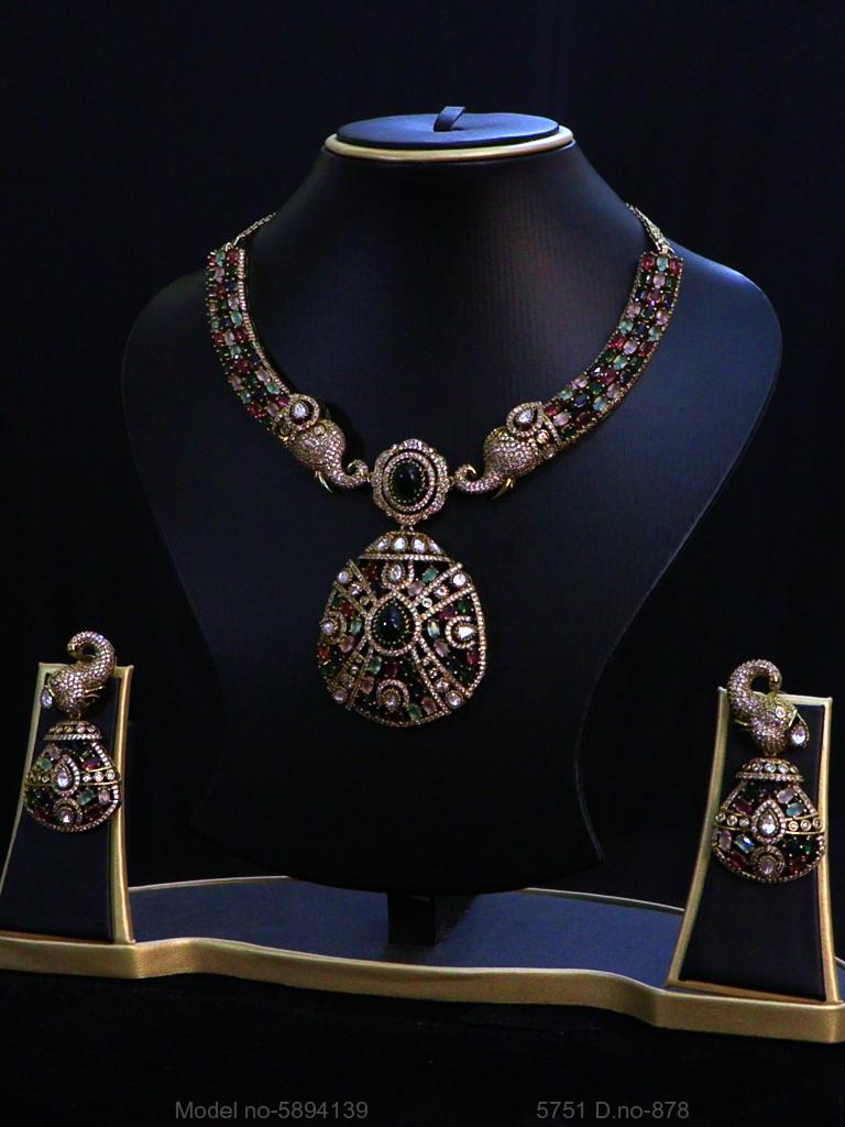 Original Zircon Necklace Set - Style 5 - Amaara World