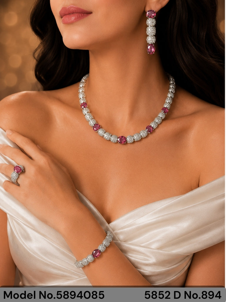 Statement Cz Jewelry Sets - Amaara World