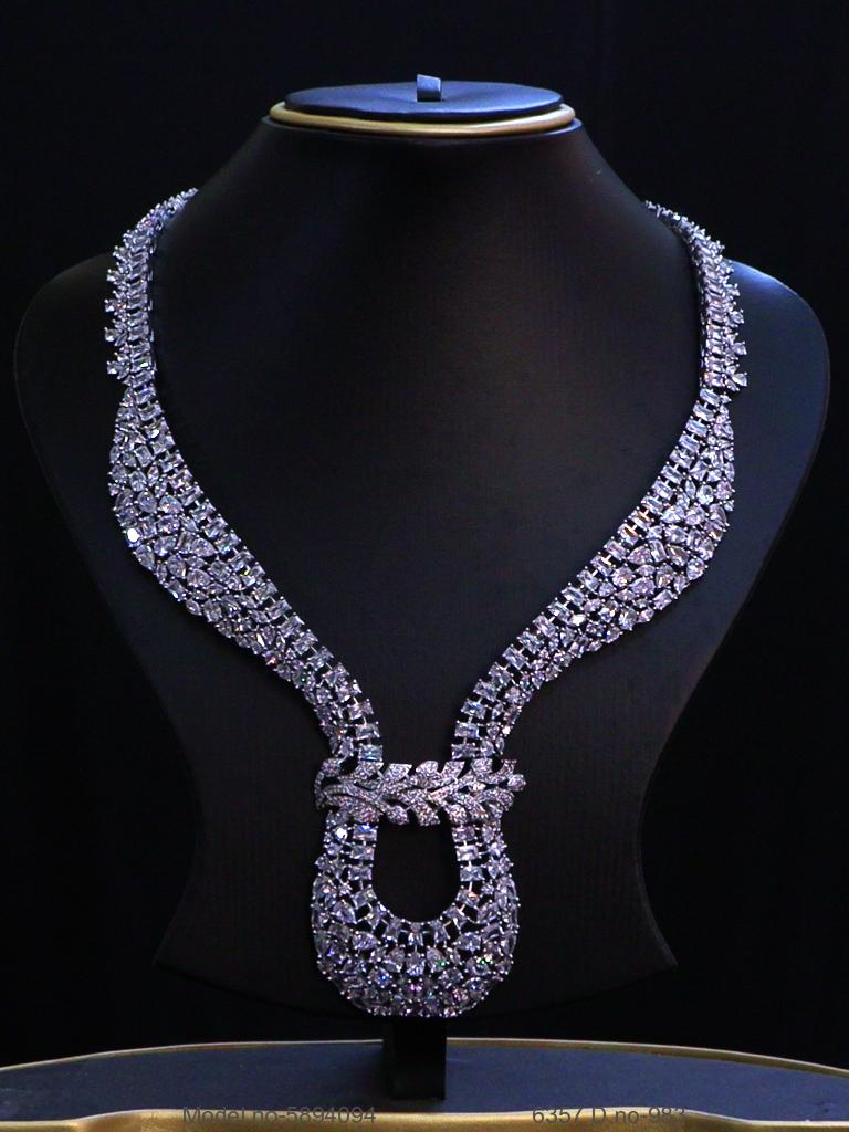 Traditional Design | American Diamond Jewelry Set - View B