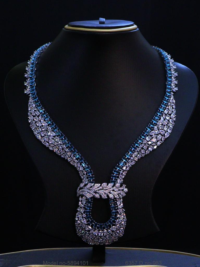 Imitation Diamond Cz Jewelry Set - View B