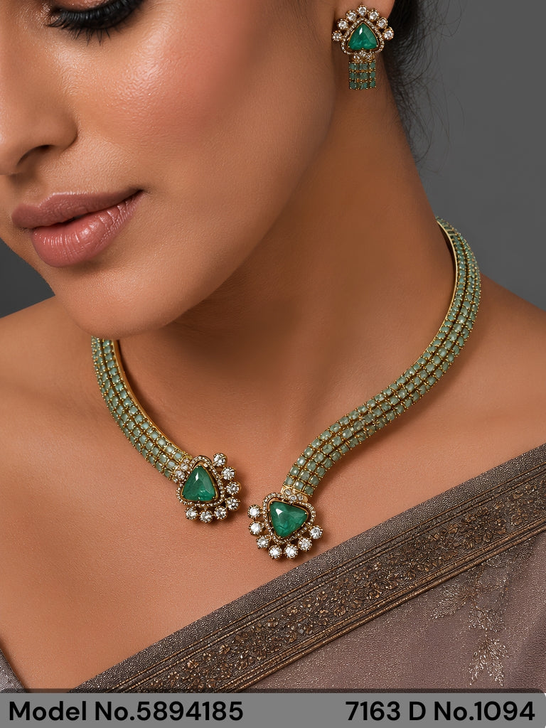 Original Cz Traditional Necklace - Amaara World