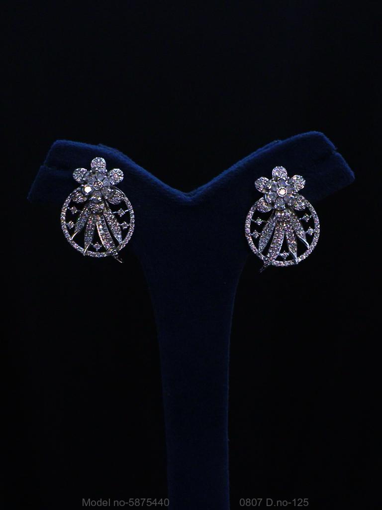CZ Earrings - View A