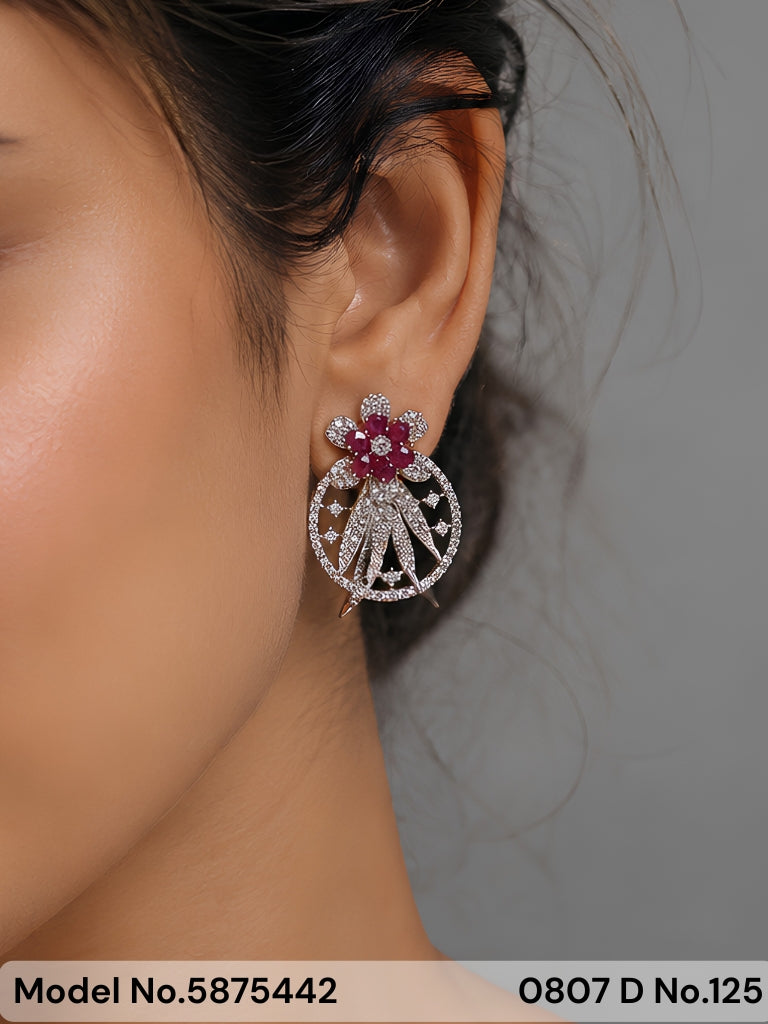 CZ Earrings - Amaara World