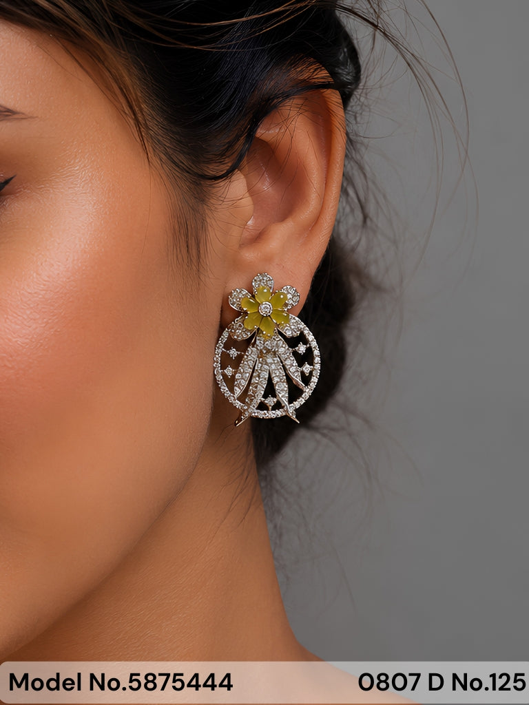 CZ Earrings - Amaara World