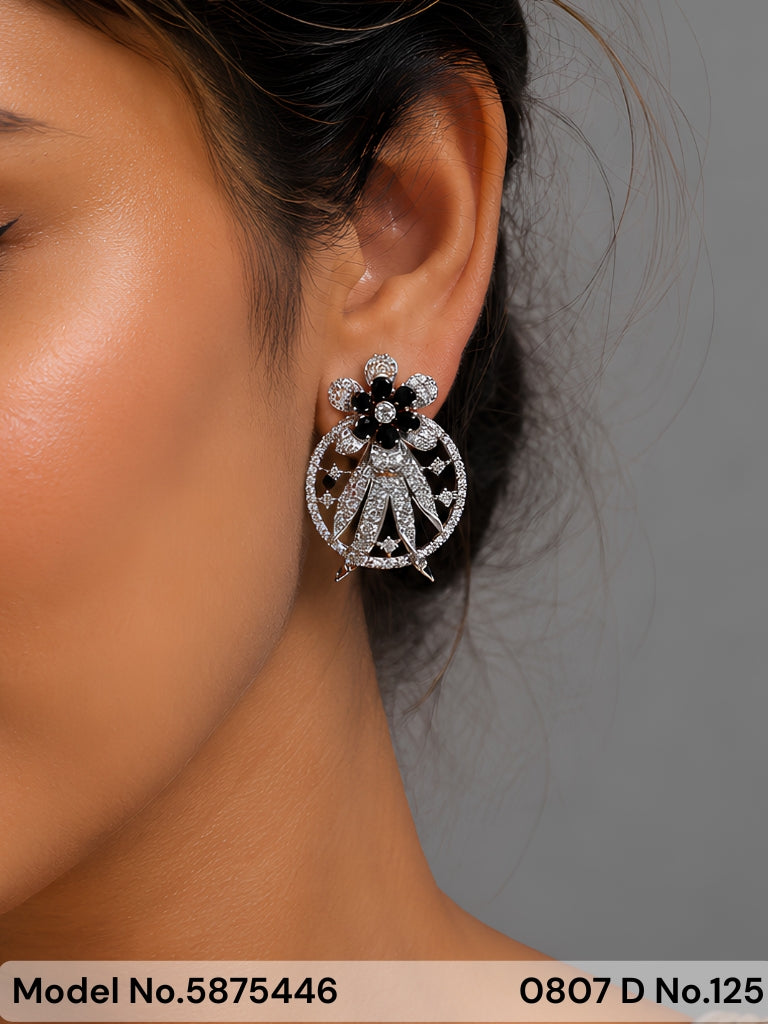 CZ Earrings - Amaara World