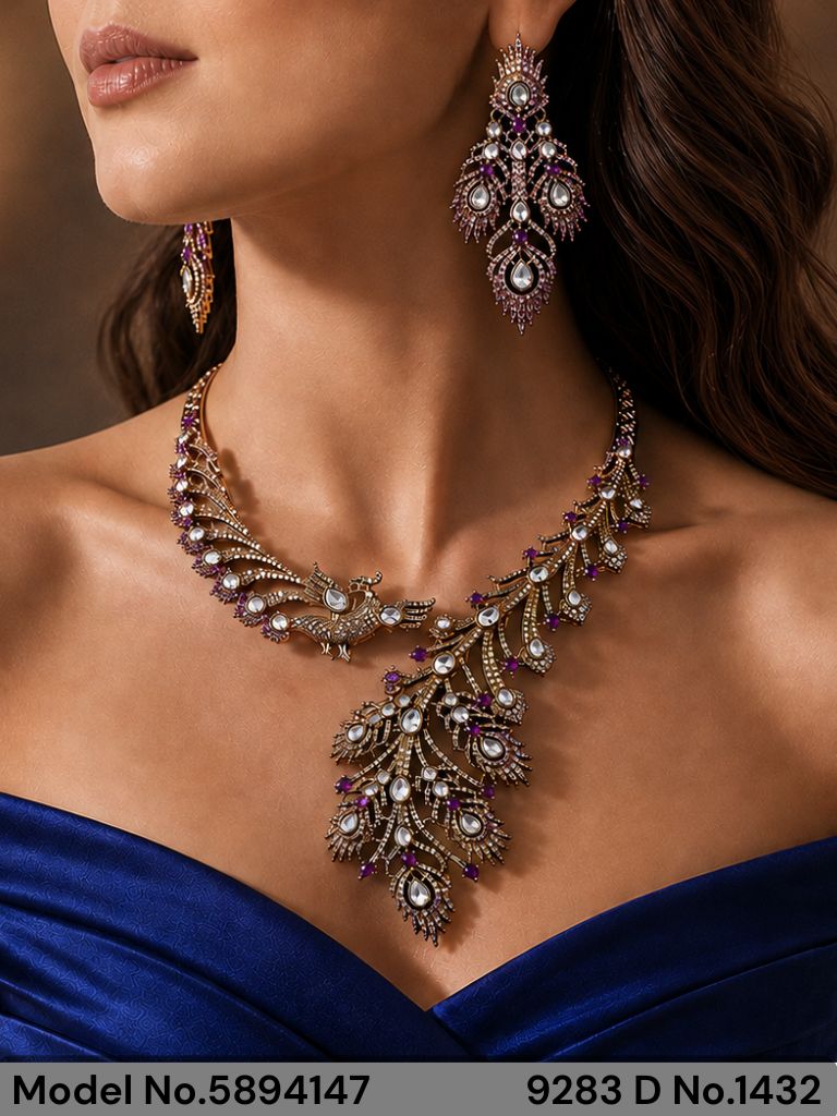 Gift Necklace Set in CZ - Amaara World