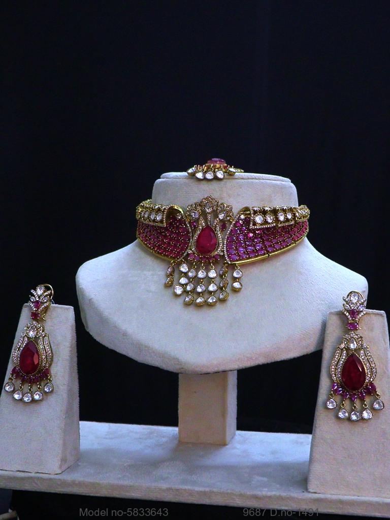 Necklace Set | Original AD / Cubic Zircon - Style 2 - Amaara World
