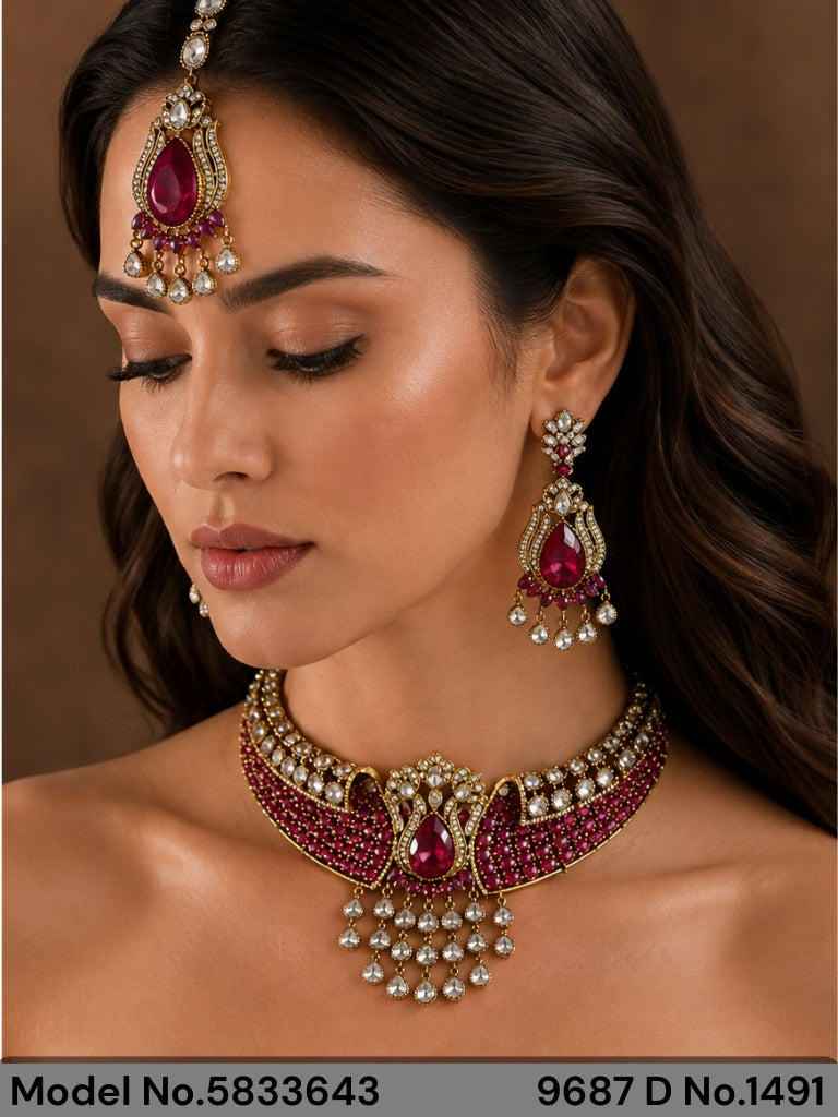 Diamond Replica Jewelry Set | - Amaara World
