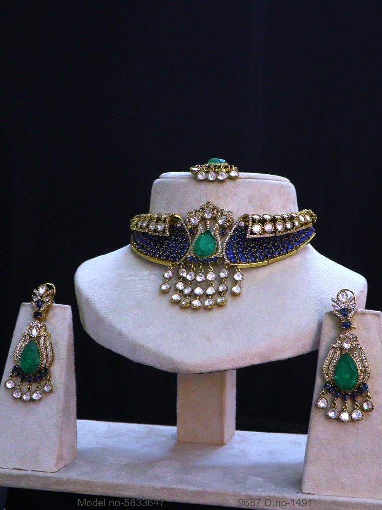 Necklace Set | Original AD / Cubic Zircon - Style 4 - Amaara World