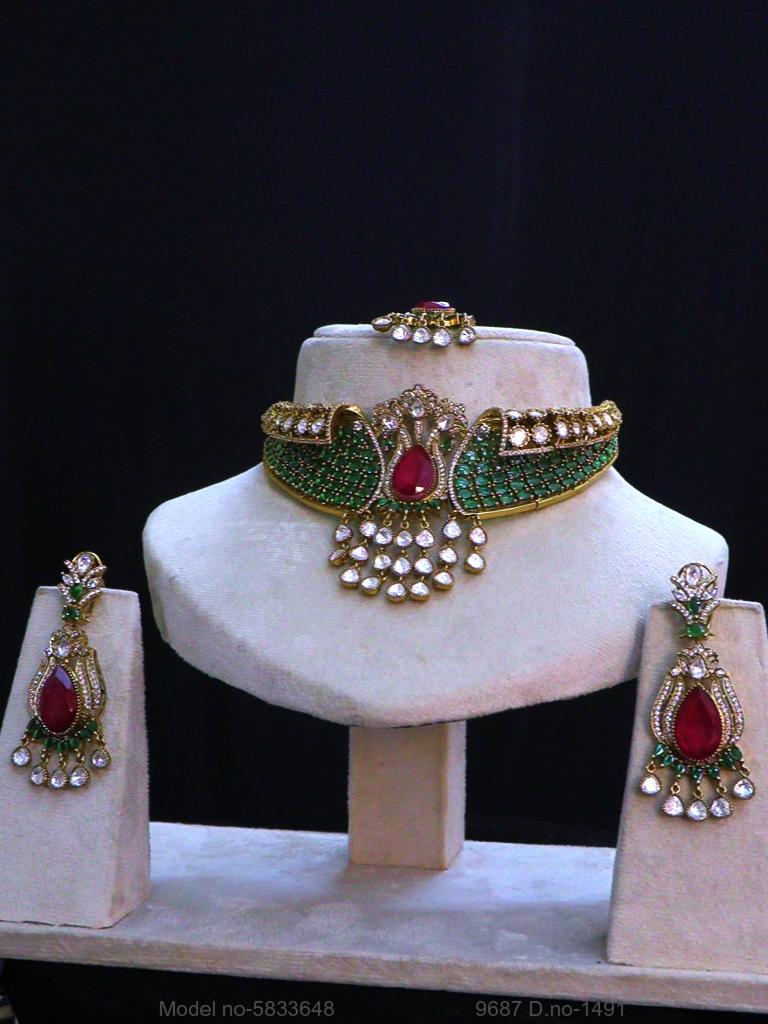 Necklace Set | Original AD / Cubic Zircon - Style 5 - Amaara World