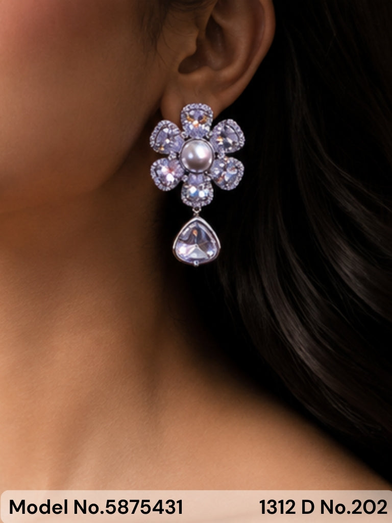 CZ Earrings - Amaara World