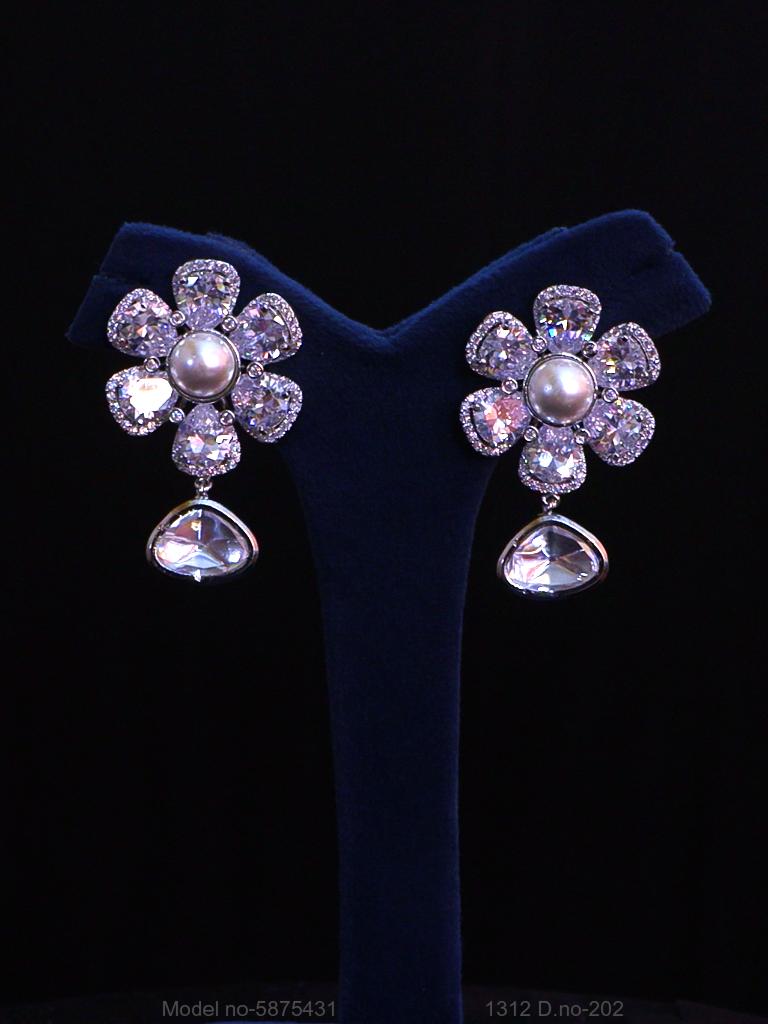 CZ Earrings - View A