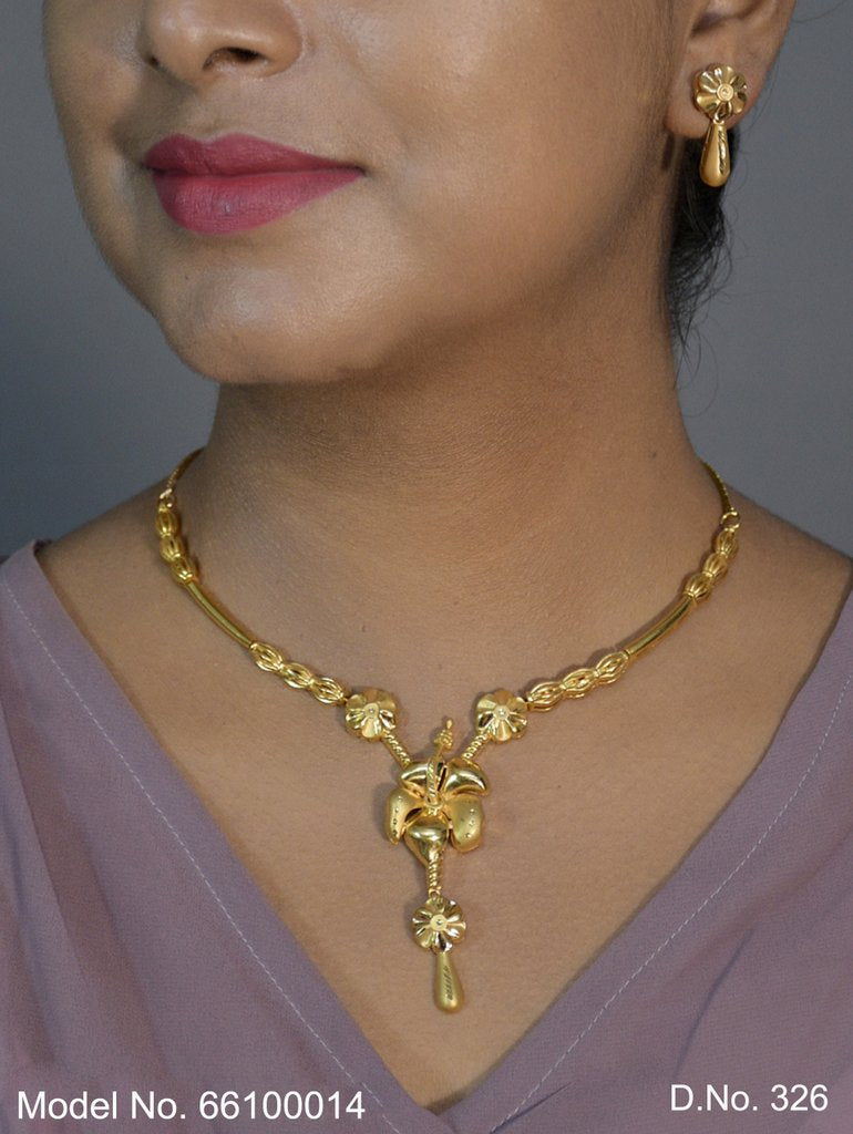 Gold Plated Necklaces - Amaara World USA - SKU 66100014