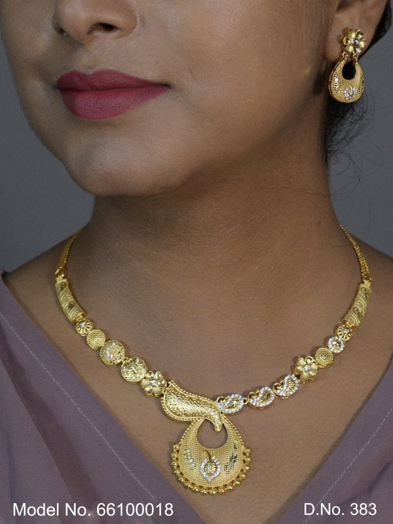 Gold Plated Necklaces - Amaara World USA - SKU 66100018