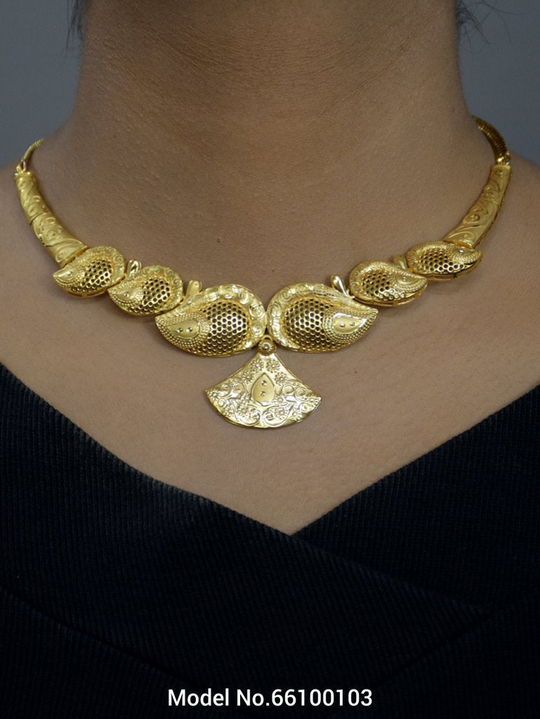 Gold Plated Necklaces - View 3 - Amaara World