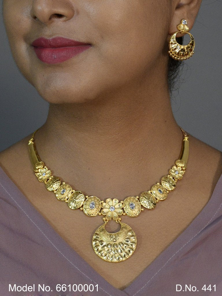 Gold Plated Necklaces - Amaara World USA - SKU 66100001