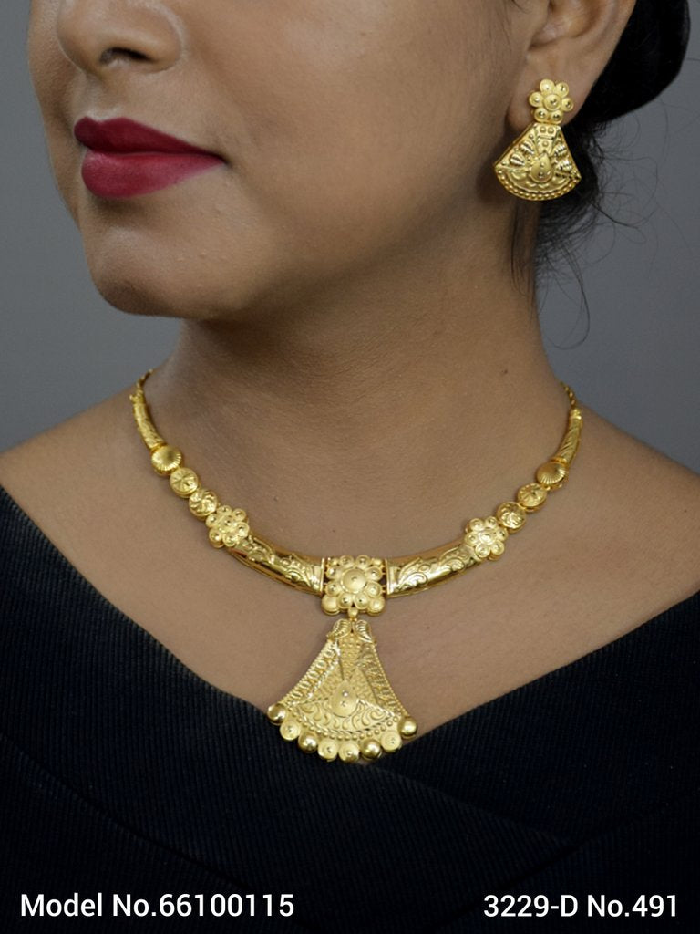 Gold Plated Necklaces - View 2 - Amaara World