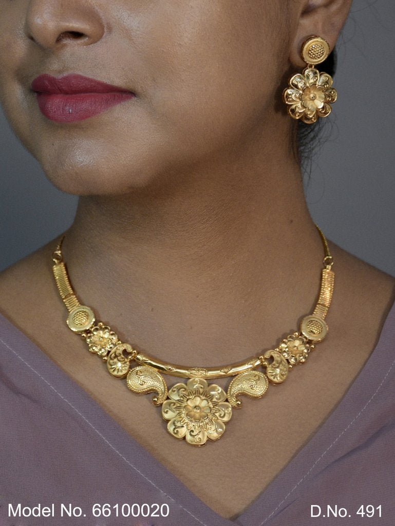 Gold Plated Necklaces - Amaara World USA - SKU 66100020