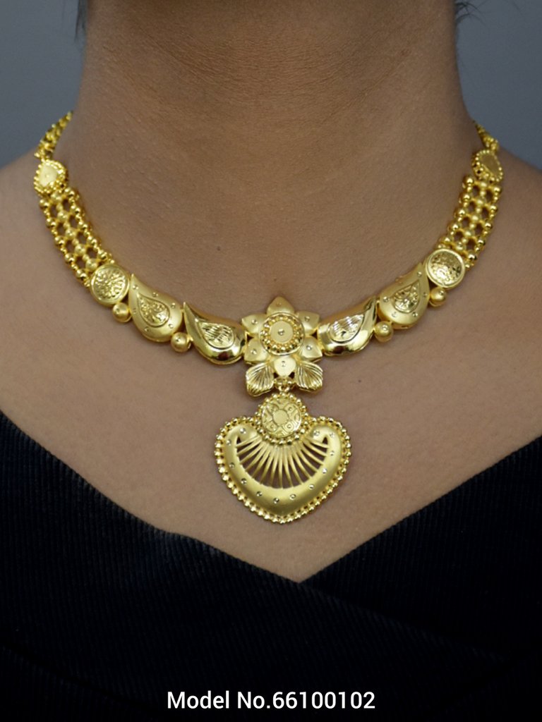 Gold Plated Necklaces - View 3 - Amaara World