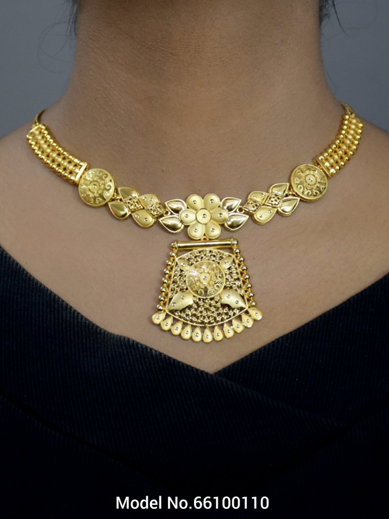 Gold Plated Necklaces - View 3 - Amaara World