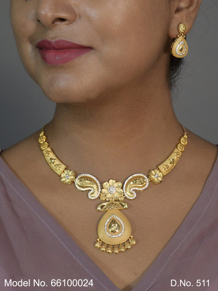 Gold Plated Necklaces - Amaara World USA - SKU 66100024