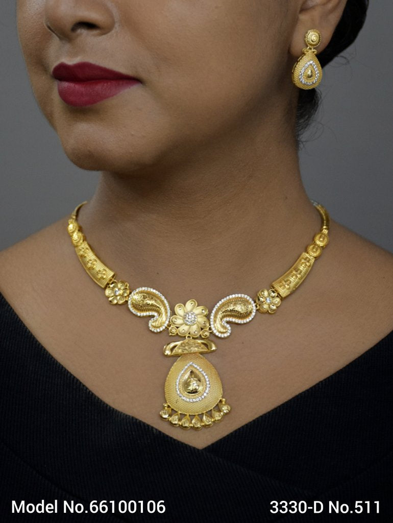 Gold Plated Necklaces - Amaara World USA - SKU 66100106