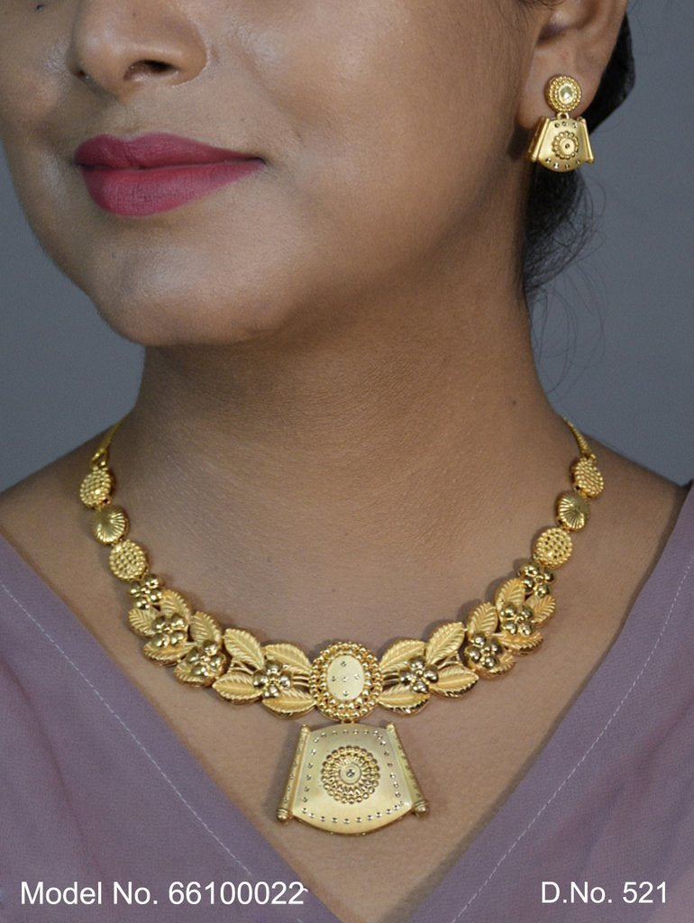 Gold Plated Necklaces - Amaara World USA - SKU 66100022
