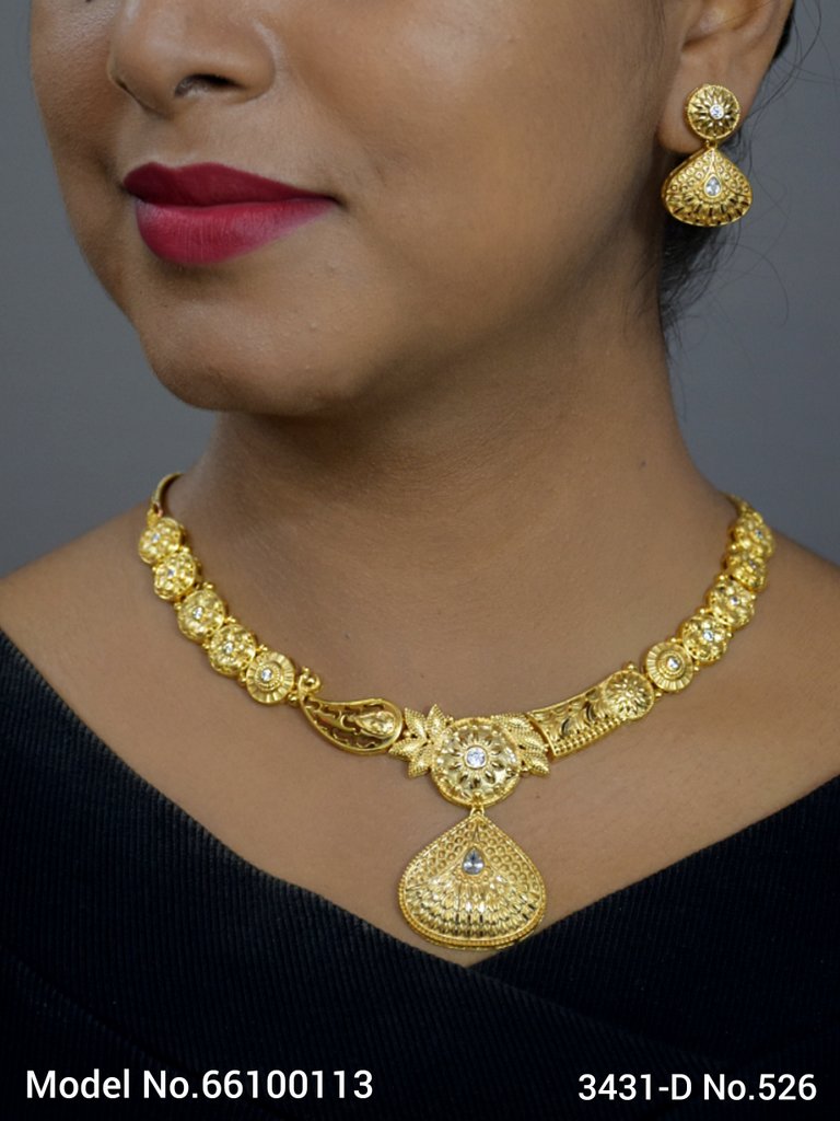 Gold Plated Necklaces - View 2 - Amaara World