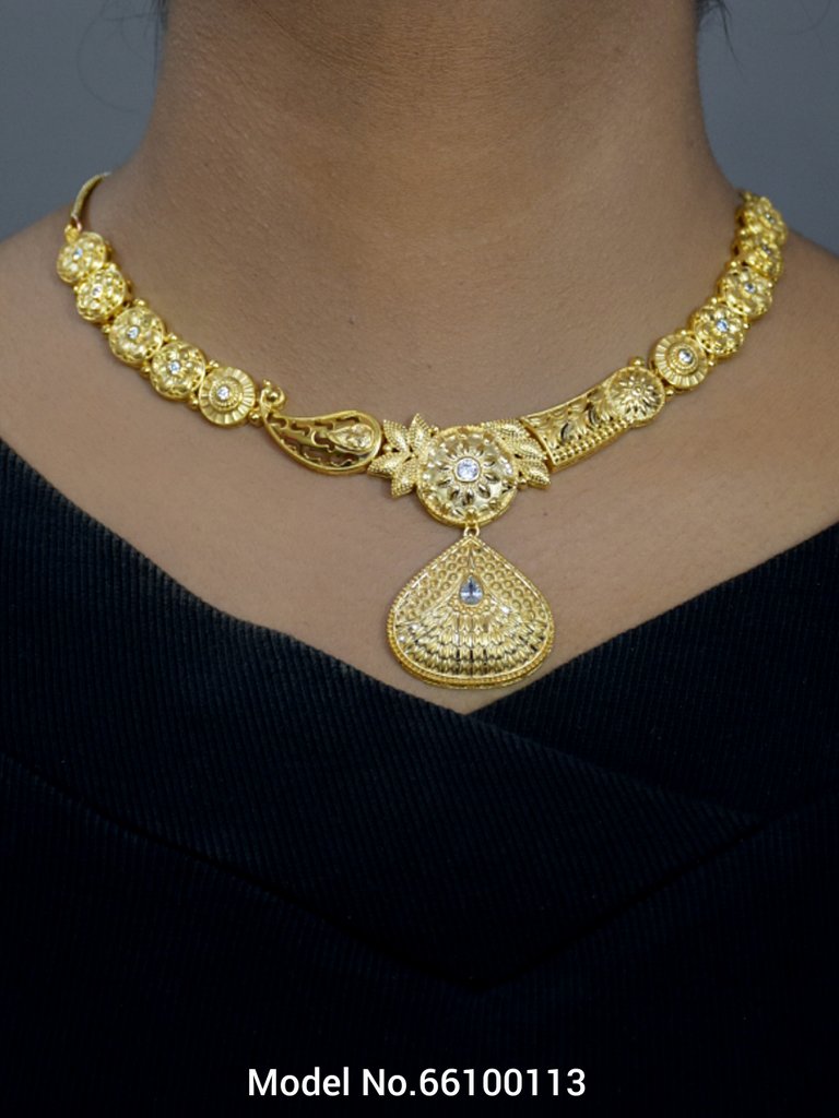Gold Plated Necklaces - View 3 - Amaara World