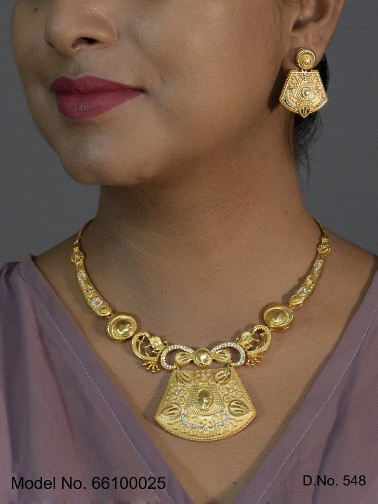 Gold Plated Necklaces - Amaara World USA - SKU 66100025
