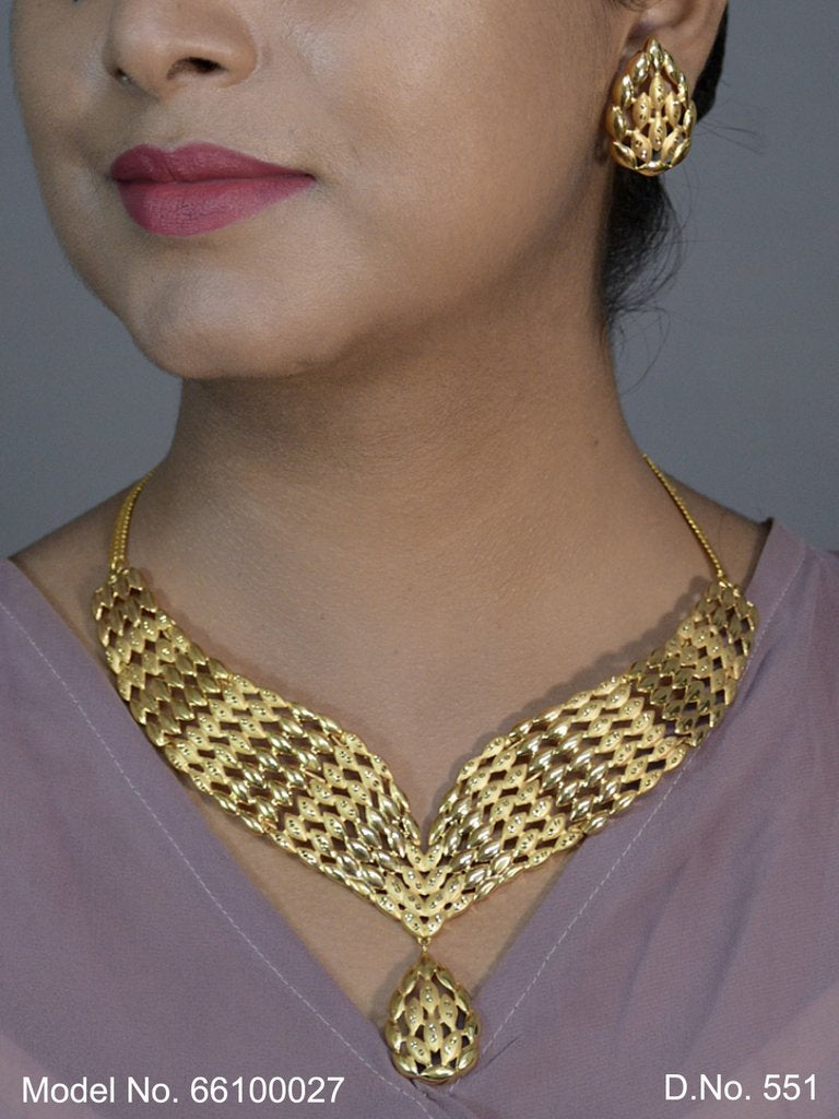 Gold Plated Necklaces - Amaara World USA - SKU 66100027