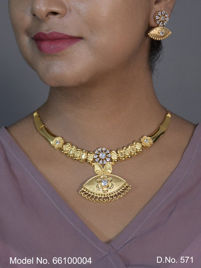 Gold Plated Necklaces - Amaara World USA - SKU 66100004