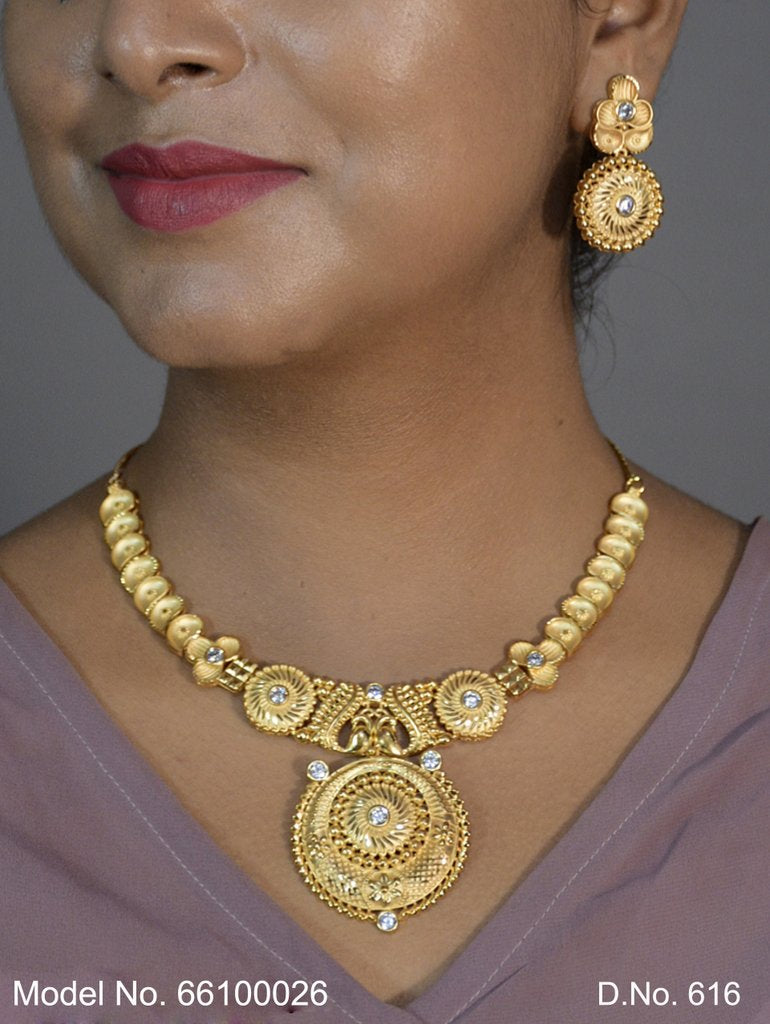 Gold Plated Necklaces - Amaara World USA - SKU 66100026