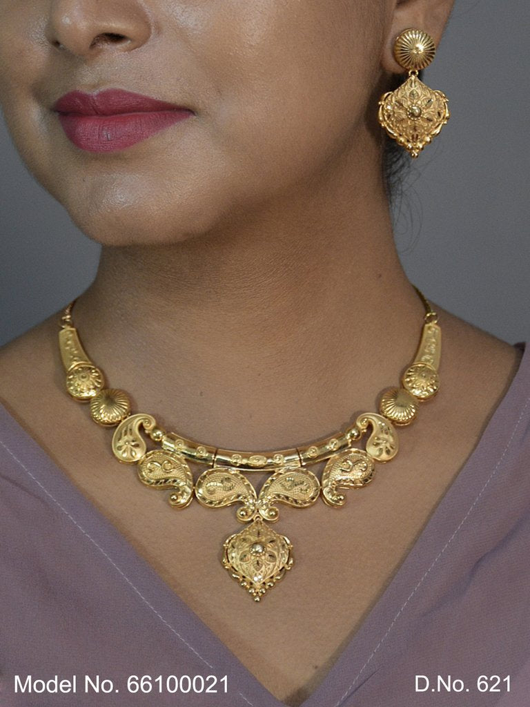 Gold Plated Necklaces - Amaara World USA - SKU 66100021