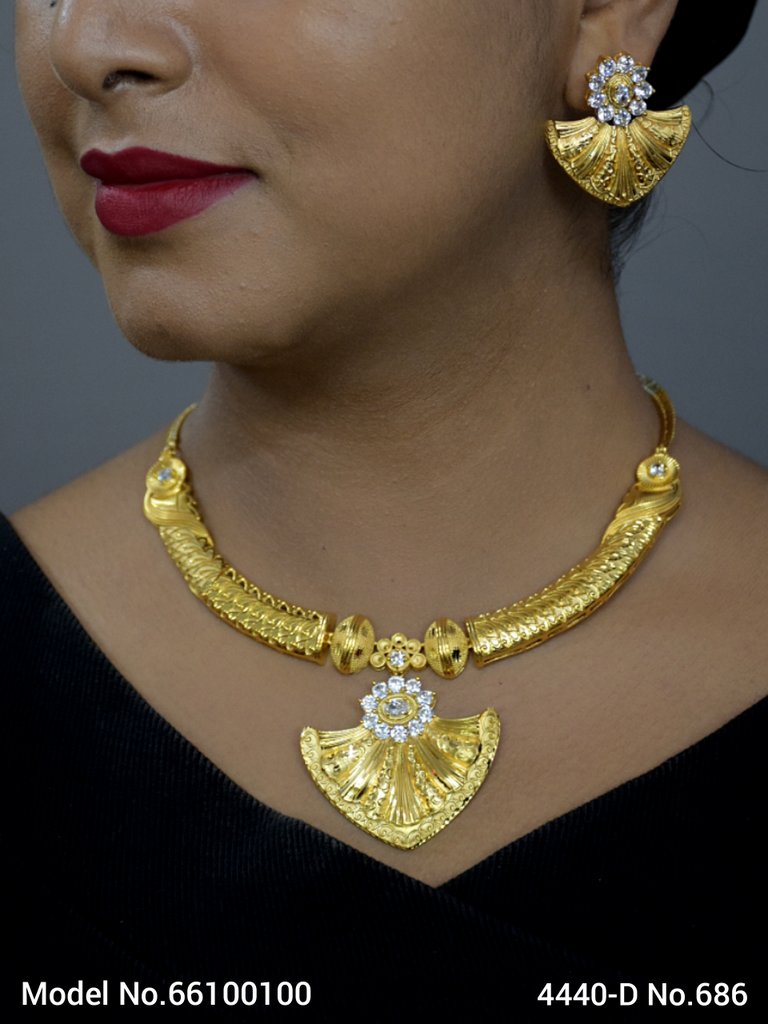 Gold Plated Necklaces - Amaara World USA - SKU 66100100