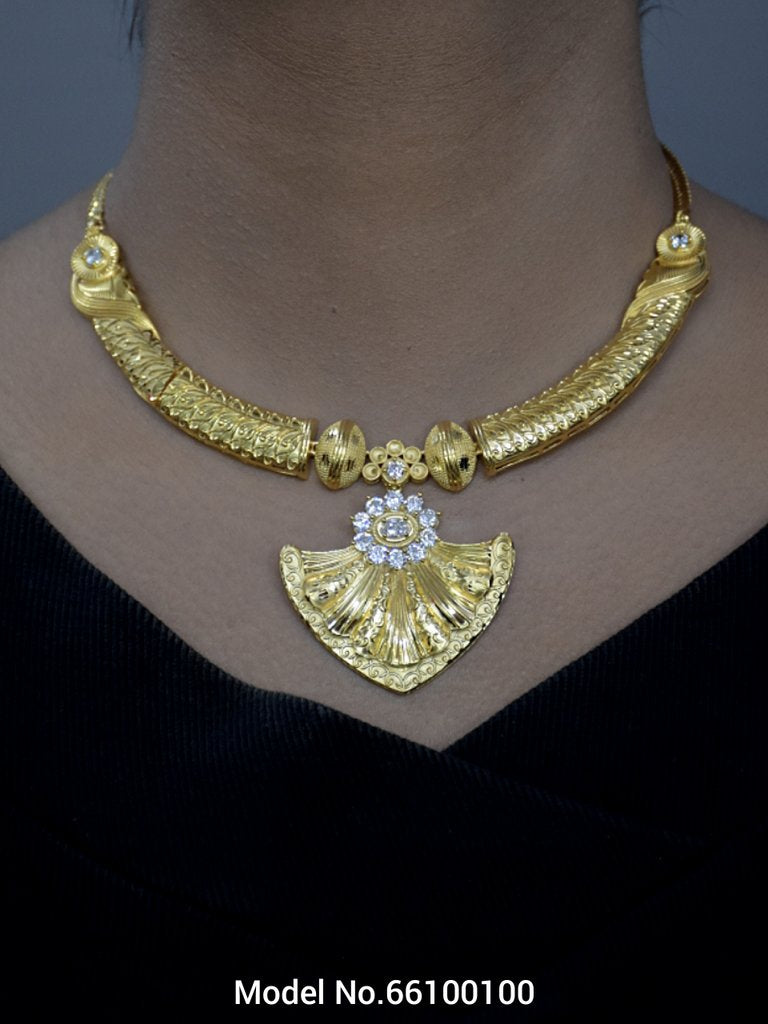 Gold Plated Necklaces - View 3 - Amaara World