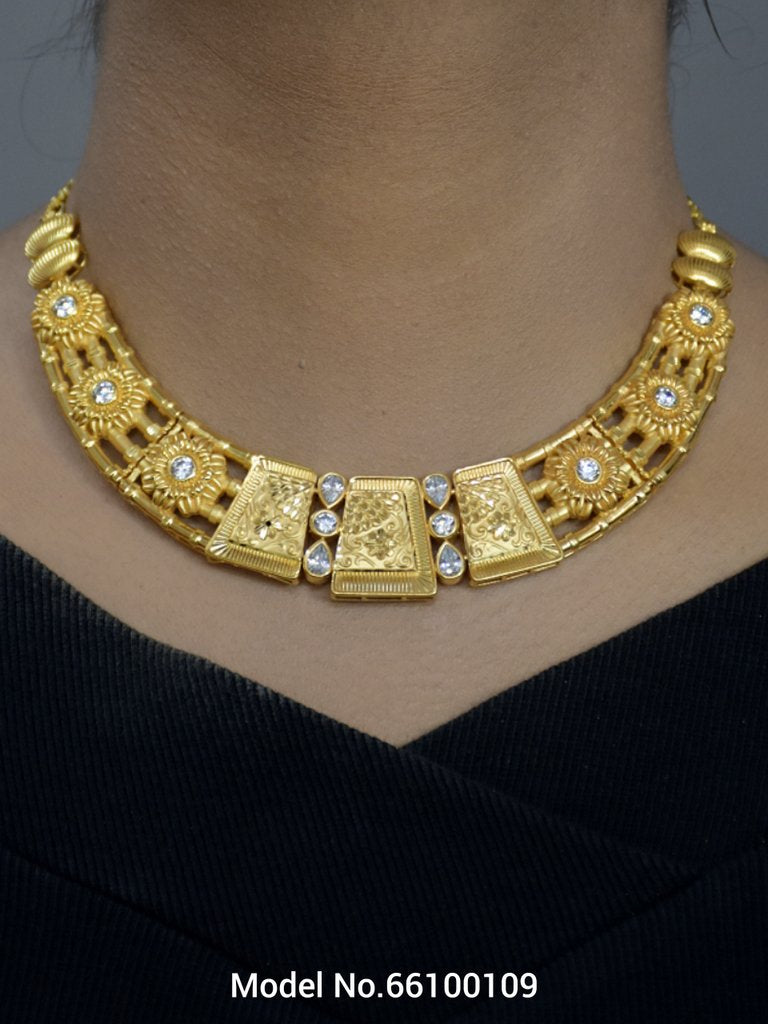 Gold Plated Necklaces - View 3 - Amaara World