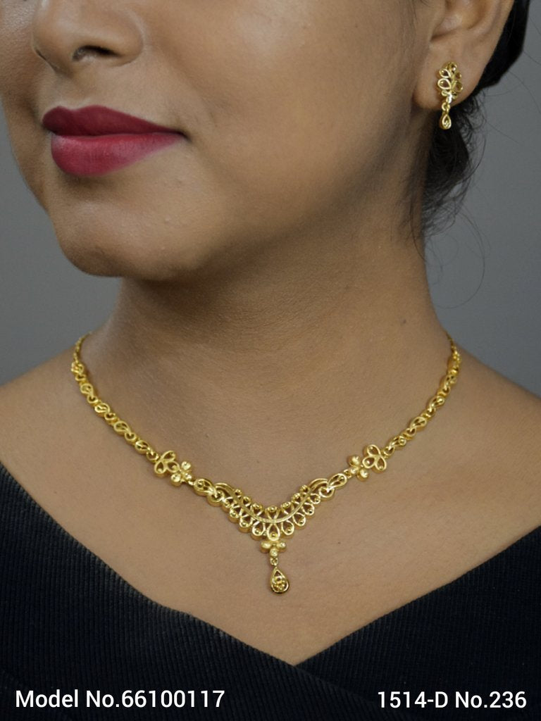 Gold Plated Necklaces - Style 2 - Amaara World