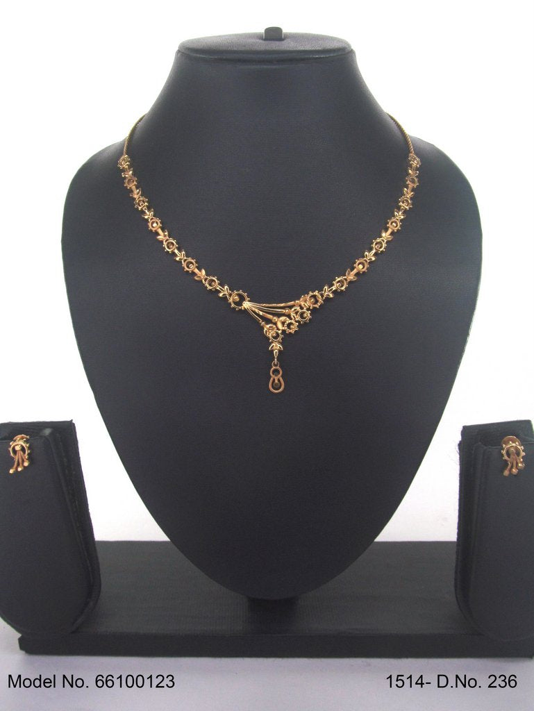 Gold Plated Necklaces - Style 6 - Amaara World