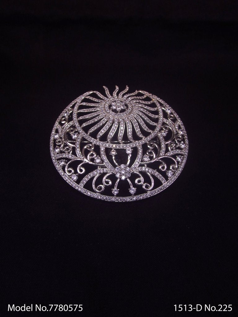 CZ Brooch - Style 1 - Amaara World