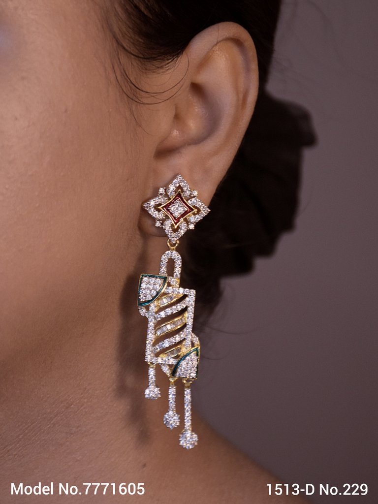 Diamond Replica Earrings - Amaara World