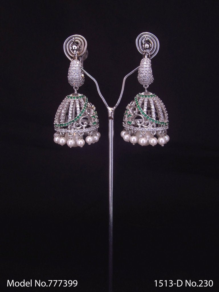 Original Zircon Long Earrings - Amaara World