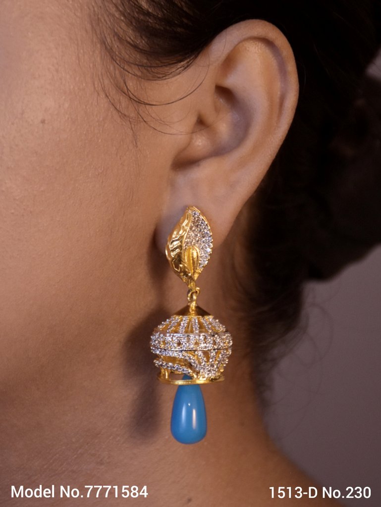 Designer Handmade Cz Earrings