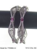 Golden Spark CZ Bangles - Amaara World