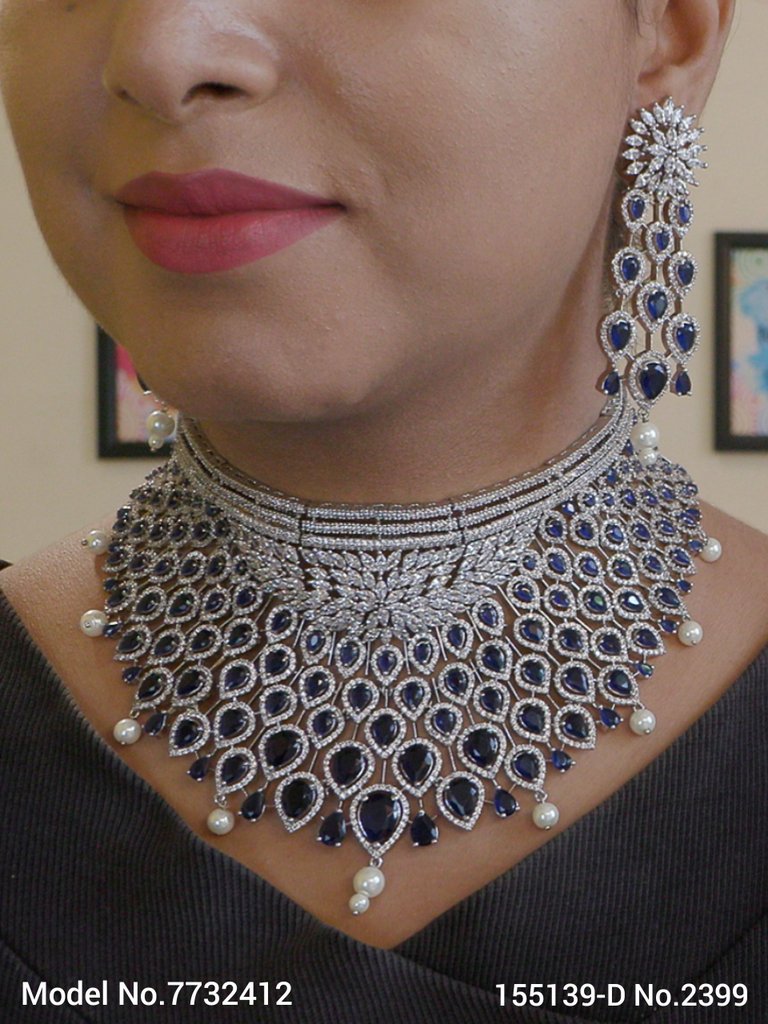 Cz Necklace Set | Original Zircons - Amaara World