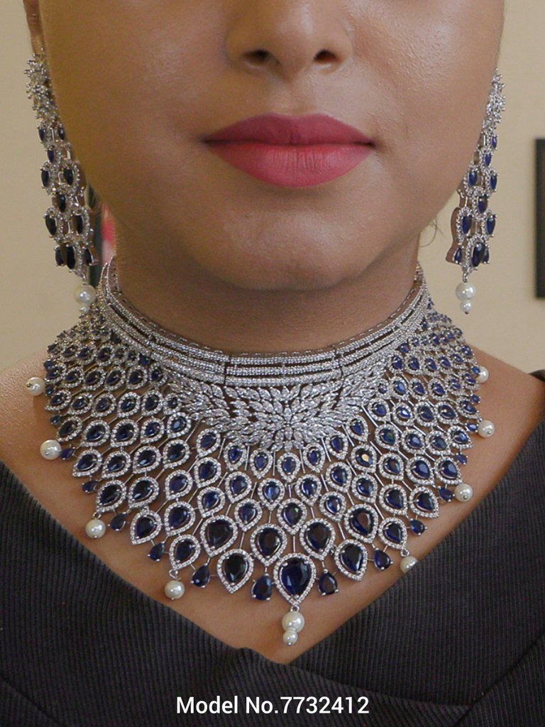 Cz Necklace Set | Original Zircons - View A