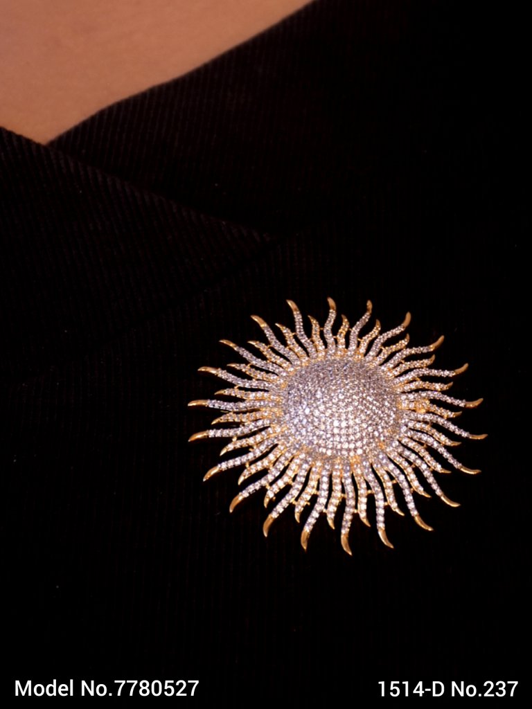 CZ Brooch - Amaara World USA - SKU 7780527